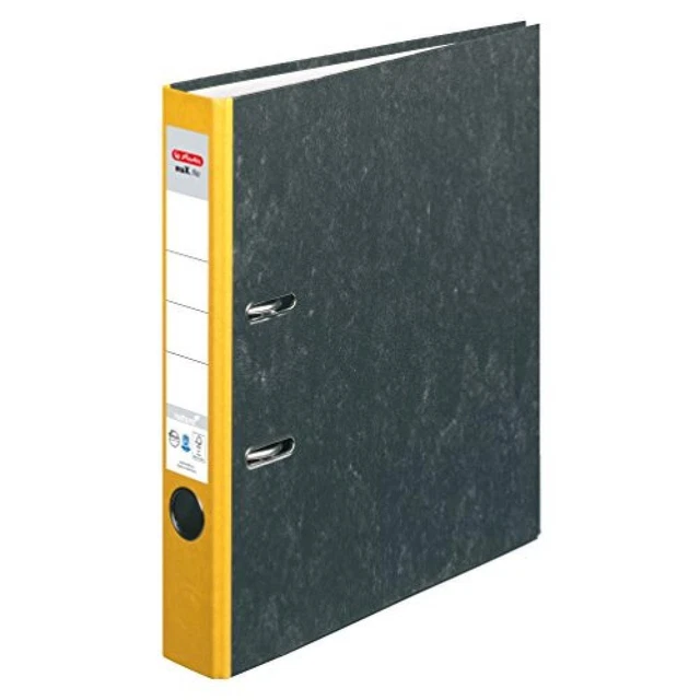 Herlitz - Raccoglitore maX.file nature, in cartone, con rivestimento in marmo nu