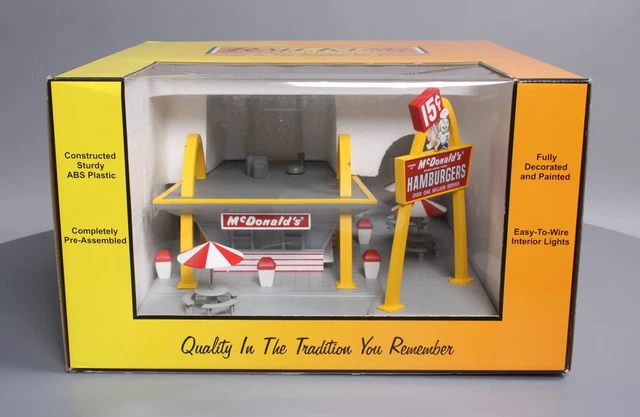MTH 30-9034 O McDonald's Original Restaurant Building LN/Box