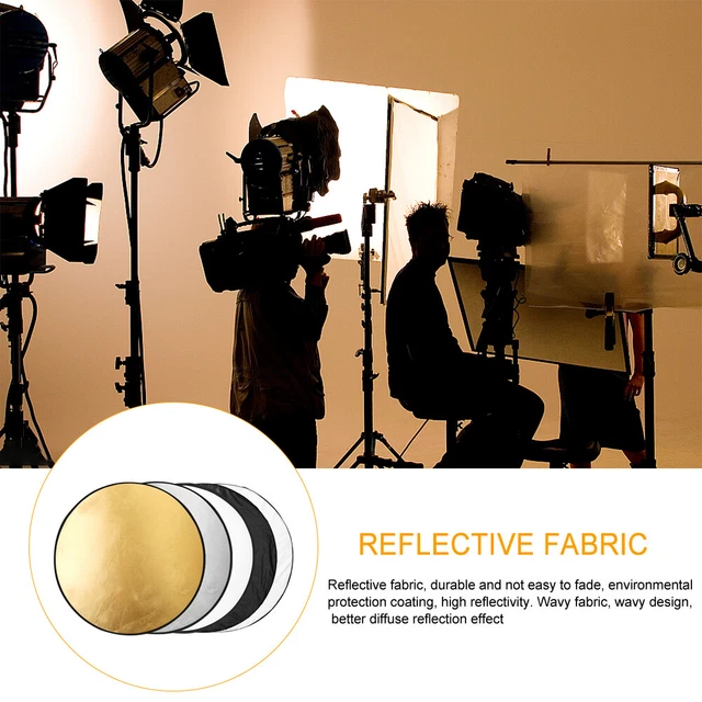Disco profesional de 31,5 pulgadas para reflector de fotografía portátil de estudio 5 en 1