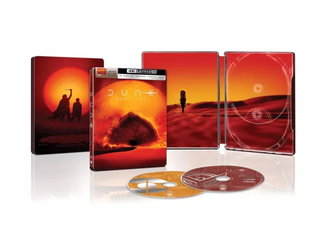 Dune: Part Two (Steelbook) (4K Ultra HD + Blu-ray + Digital Copy) PRE ORDER