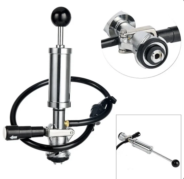 YaeBrew KC KTP-4D1 D System Silver 4 Inch Beer Keg Pump