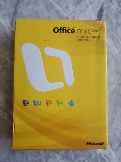 Microsoft Office 2008 Home & Student for Mac 3 Users