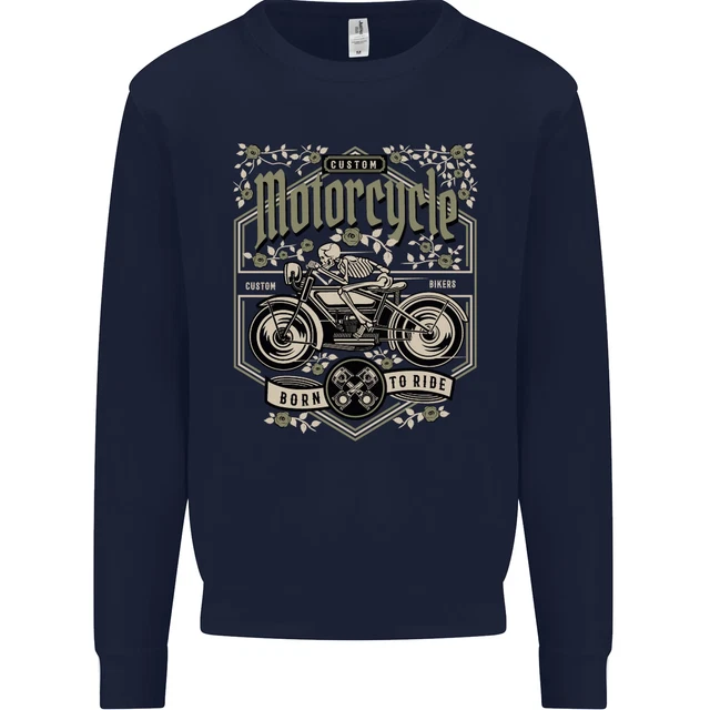 Felpa personalizzata moto biker moto uomo maglione 2