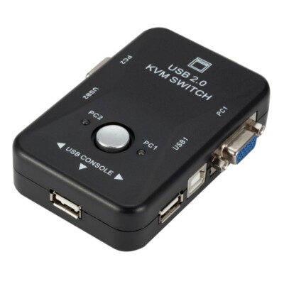 Belkin 2-Port KVM Switch avec câbles modèle F1DJ102P, no AC-ADAPTATEUR 