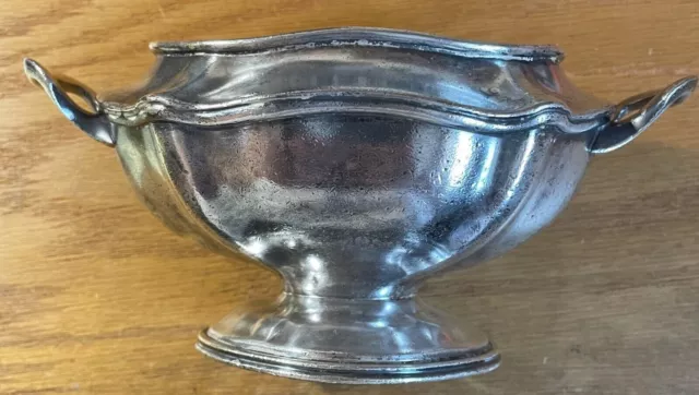 RARE Battery Park Hotel  Silver Sauce Bowl By Smith Silver Co Bridgeport, Conn.