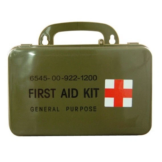 GENERAL PURPOSE MILITARY First Aid Kit Vehicle Emergency Kit New
