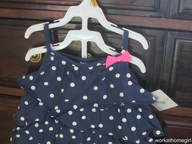 NWT/Carters Infant Girls 2 Pc.Pants Outfit/24 Mos/POLKA DOTS/Matching Leggings!