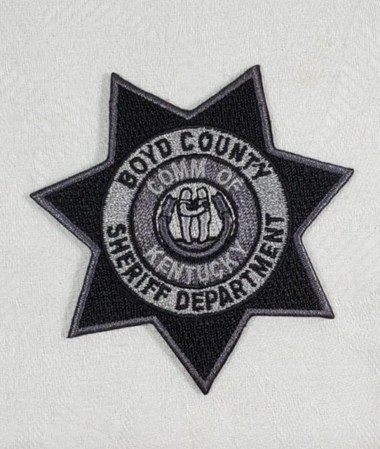 BOYD COUNTY KENTUCKY Ky Sheriff's Office Police Dept Star Patch New