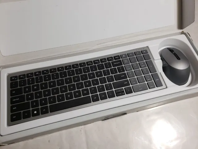 Dell KM7120W-GY-US Wireless Keyboard & Mouse - Gray