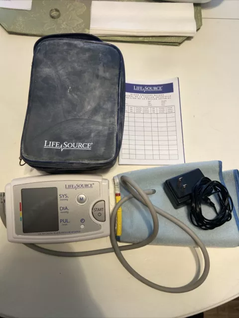 Life Source  Blood Pressure Monitor UA-789 Cup Size Is XL 42-60 CM Untested