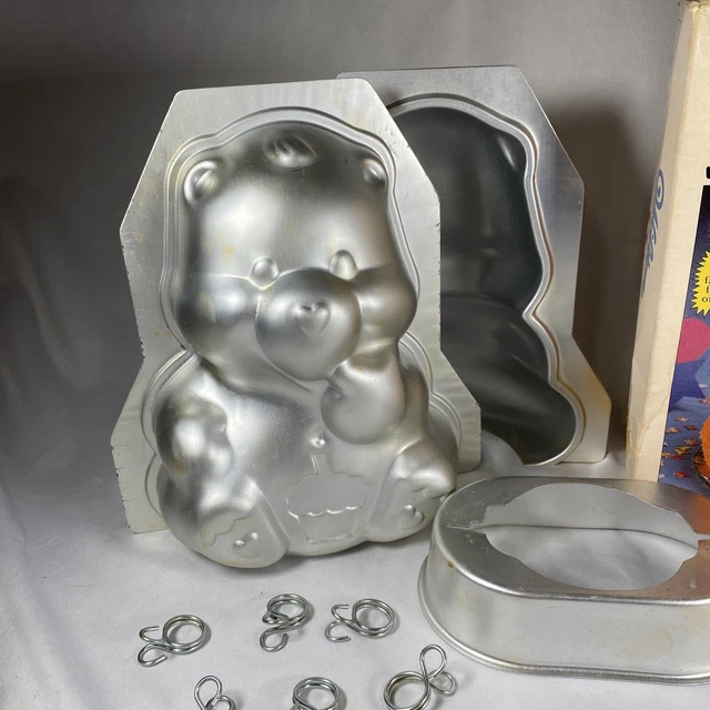 VINTAGE 1984 WILTON Care Bears Stand-Up 3D Cake Pan Set Instructions