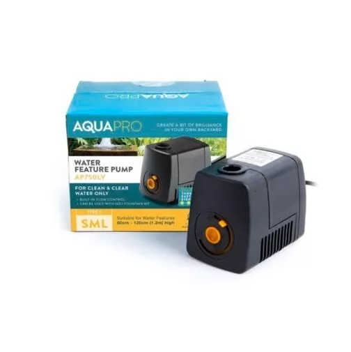 Aquapro AP750LV Water Feature Pump, Low Voltage Submersible Small & Compact pond