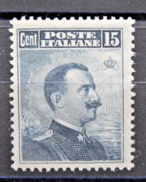 Italia Regno 1911 Effige Vittorio Emanuele Iii Volta A Destra 15 Cent. Mh* (C.v)