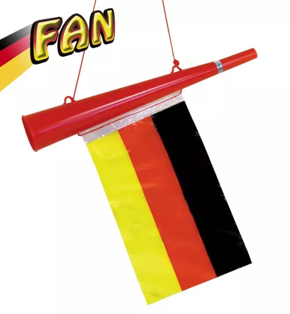 HOLZRATSCHE FAN CA. 15 x 16 cm Deutschland Fanartikel Knatter WM