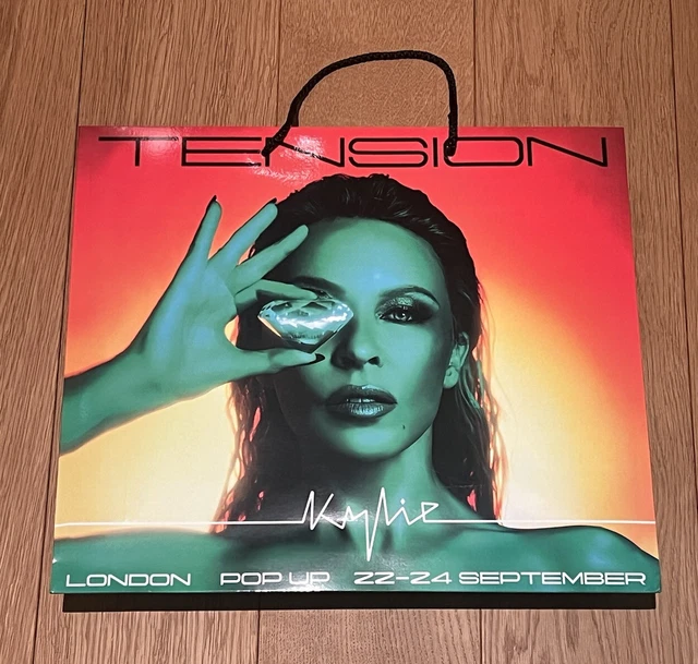 KYLIE MINOGUE TENSION POPUP London Exclusive Folding Paper Shopping