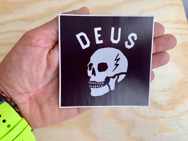 2 AUTOCOLLANTS ADHÉSIFS DEUS EX MACHINA mm.50x37