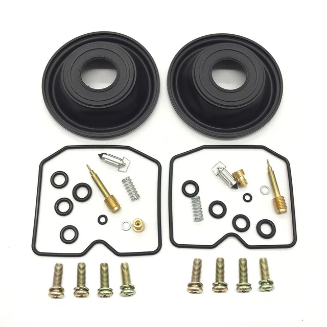 Kit De 4 Diaphragmes De Piston Pour Carburateur Vmax 1200 (1985-2007) - Compatible Venture Royale XVZ1200D - Caoutchouc NBR