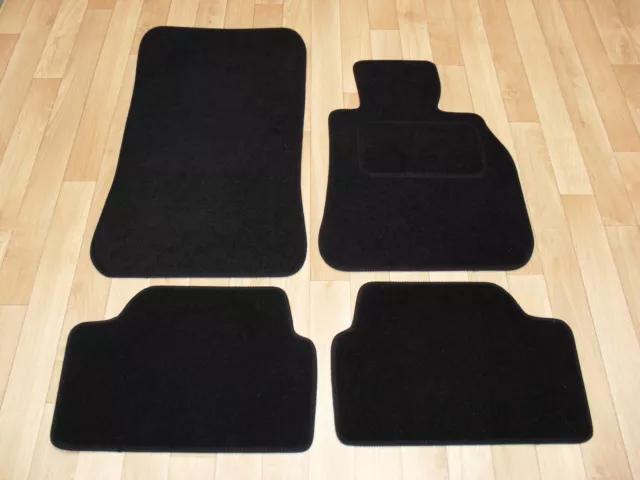 Car Mats for BMW 1 Series E87 2004-2011 Tailored Fit Car Mat Set in Black Carpet