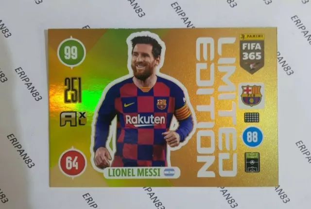 Fifa 365 2021 Lionel Messi XXL Limited Edition Adrenalyn XL Panini