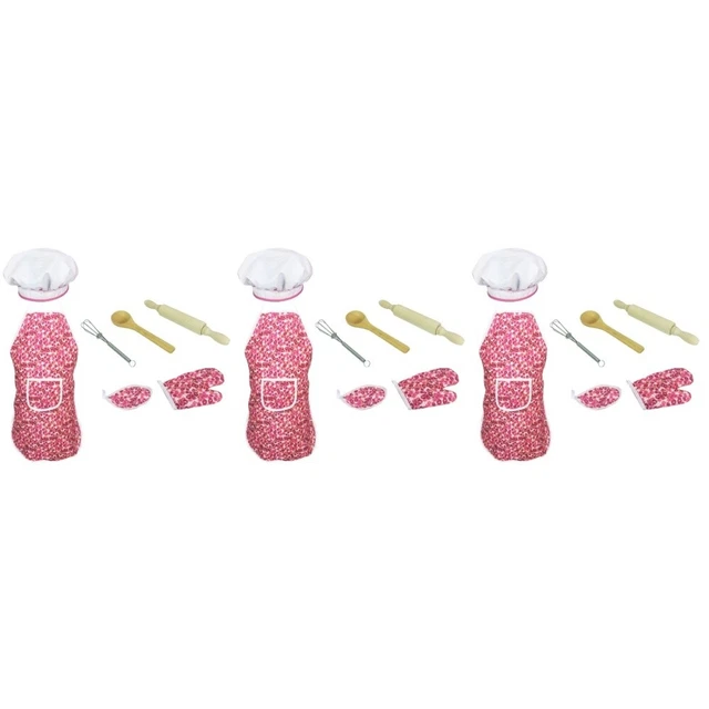 33 piezas ropa de cocina vestido para niñas cocina regalo