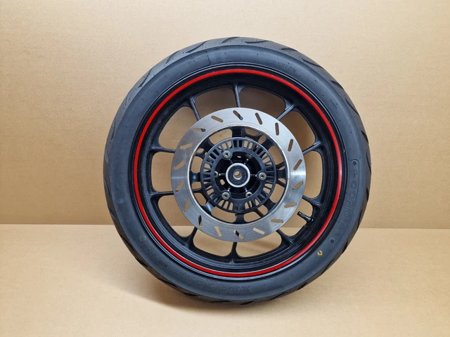 Sinnis Rsx 125 Efi 2021 Ruota Anteriore Disco & Tyre Condizioni Eccellenti 2017