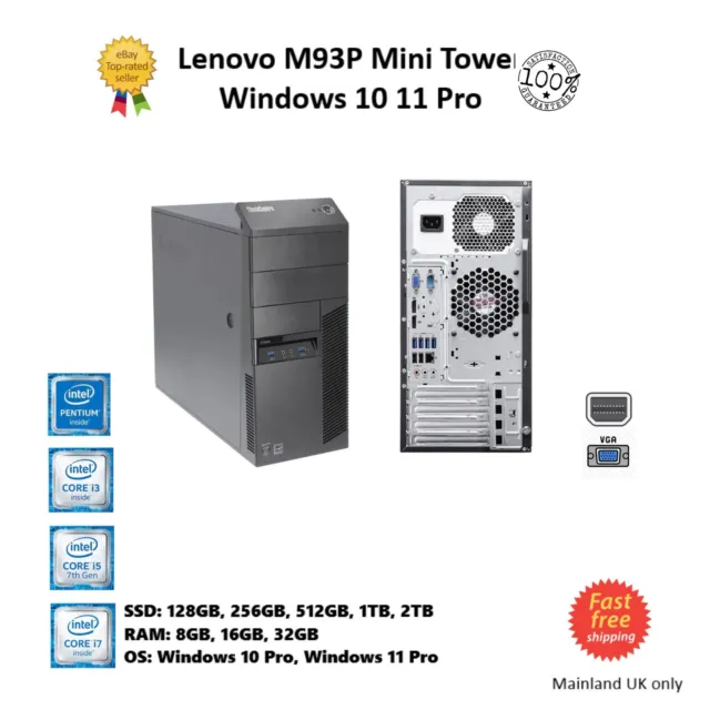 Lenovo ThinkCentre M700 i7-6ème, 8Go RAM, 240SSD, Windows 10 Pro