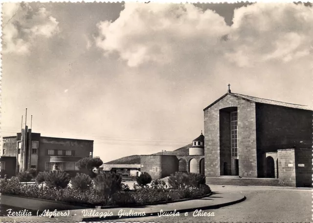 C11827-Sassari, FERTILIA (Alghero),Villaggio Giuliano,ed. Del Caro-Fertilia,1957