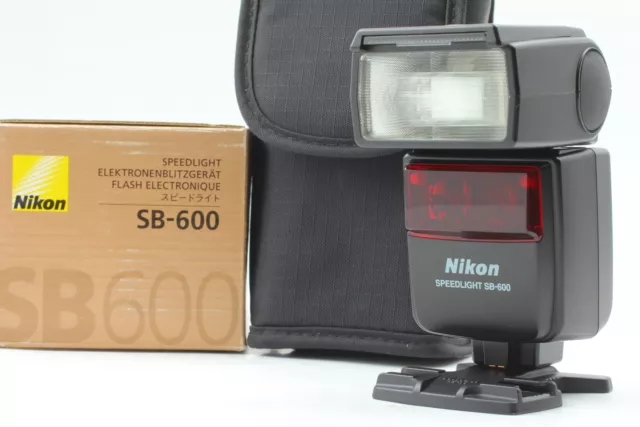 [Near MINT in Box] Nikon Speedlight SB-600 Shoe Mount Flash W/Case from JAPAN