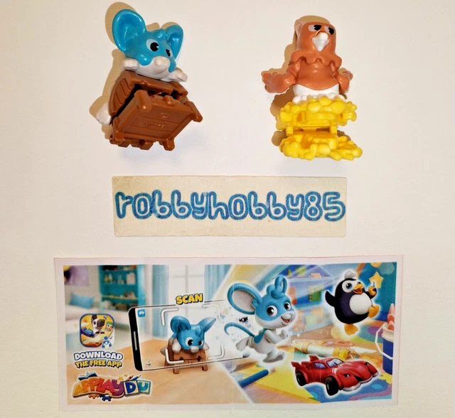 Serie Completa Secret Animals (Vt015 - Vt016) + 2 Bpz Kinder Italia 2023/2024