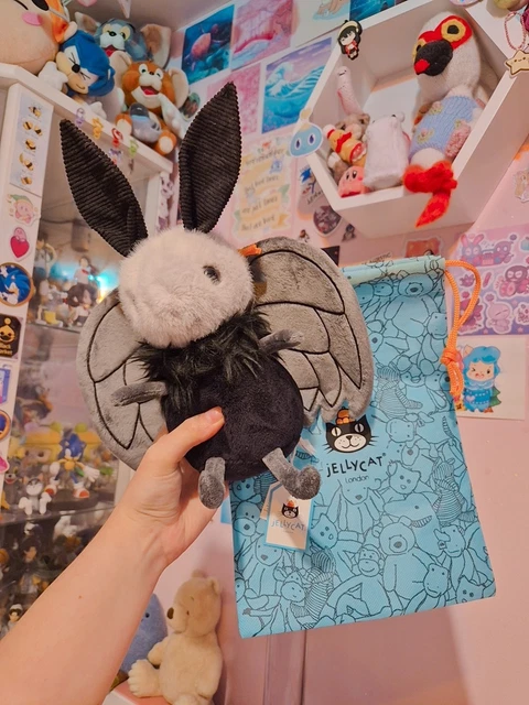 BNWT JELLYCAT MIFF Mothman Rare Retired Small Plush Kawaii Soft Toy w ...