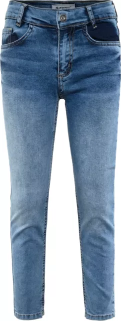 Blue Effect Mädchen Straight Jeans Hose Gr. 104-176 high waist slim fit