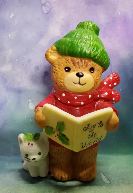 RIGGLETS Lucy and  Me Christmas Bear Joy To The World Lucy Rigg ENESCO 1979