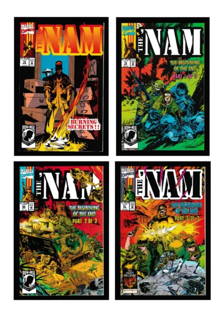 Nam 78 79 80 81 (Lot of 4) Low Print Run 1st Print Marvel Comics 1993