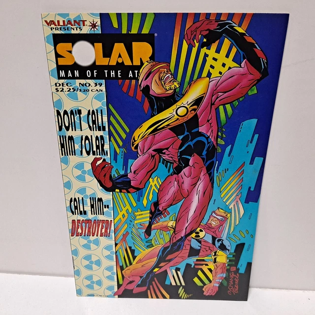 Solar Man of the Atom #39 Valiant Comics VF/NM