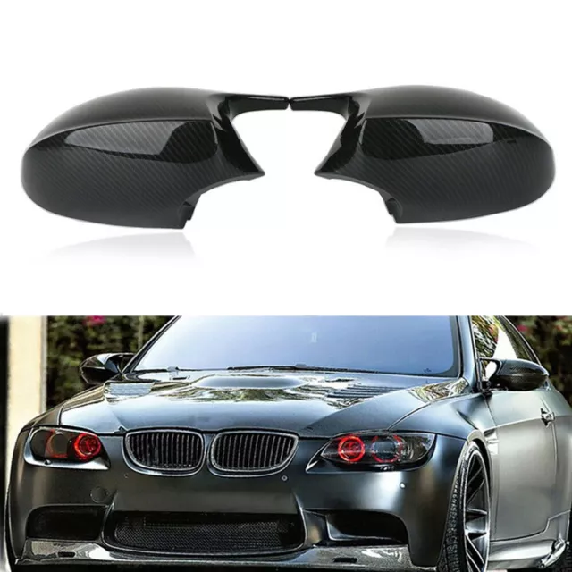 Carbone Boîtier Coques de Rétroviseur Couverture pour BMW E90 E91 E92 E93 06-09