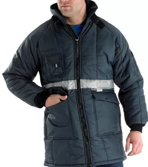 Beeswift Freezer Jacket Padded Thermal 3M Lined Parka Coat Work Sub-Zero Temp L 3