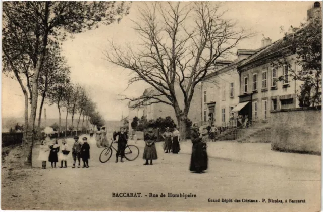 CPA AK BACCARAT - Rue de Humbépaire (484389)