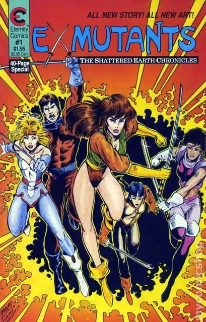 Ex-Mutants The Shattered Earth Chronicles #1 FN 1988 Stock Image