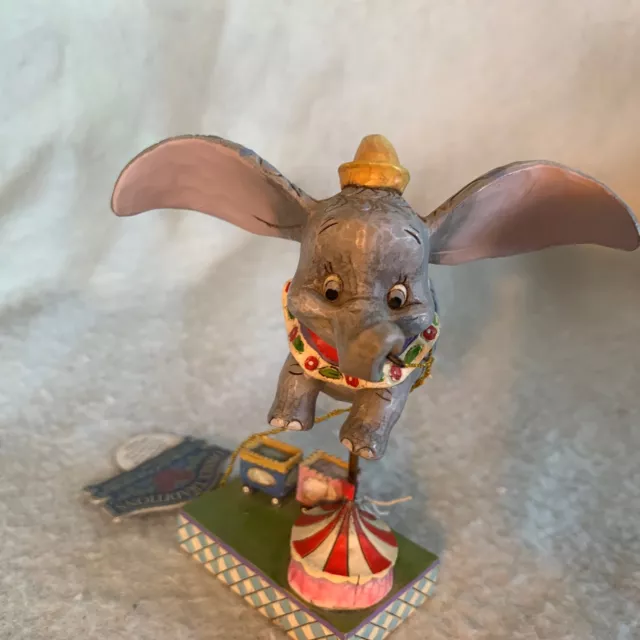 Disney Showcase Traditions Jim Shore Enesco Dumbo Faith In Flight #4010028