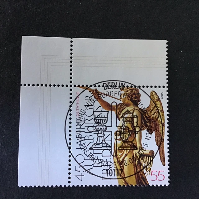 Mi.-Nr. 2488 - 450 Jahre Augsburger Religionsfrieden - ESST Berlin - Ecke OL