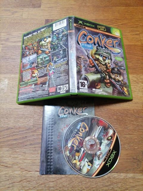 Conker: Live & Reloaded – Xbox Complet CIB, PAL Anglais, Très Bon état