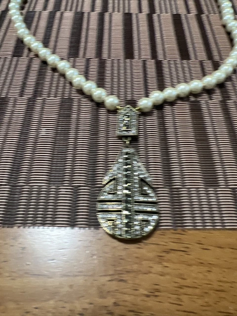 Heidi Daus Bronzetone "Everyday Chic" Beaded Pave Crystal Drop 17"