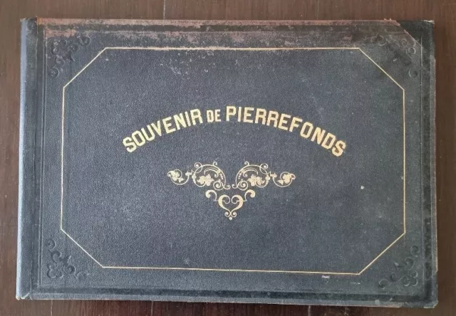 Souvenir de Pierrefonds. Foret de Compiègne. Album  12 lithographies de Brissot