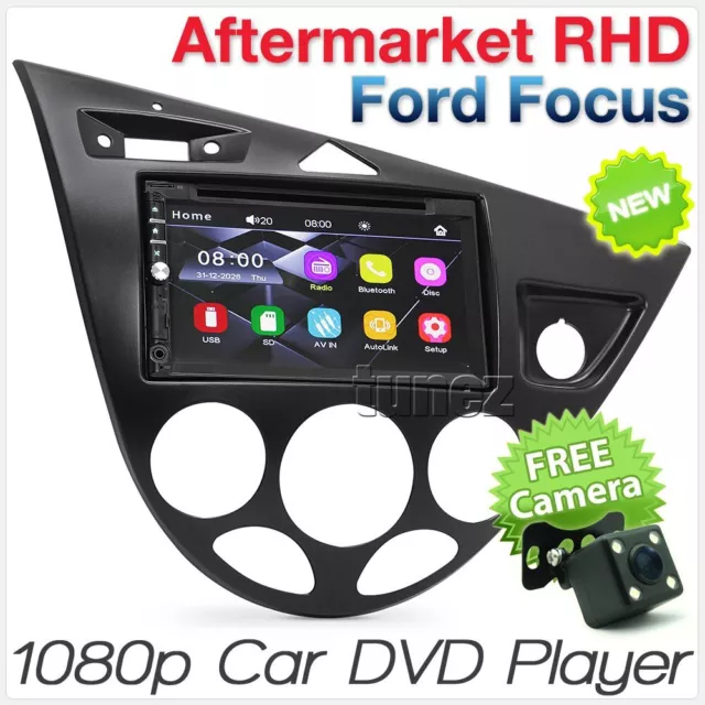 Ford Focus MK1 1998-2004 Car DVD MP3 Player Head Unit Radio Stereo Fascia Kit KT
