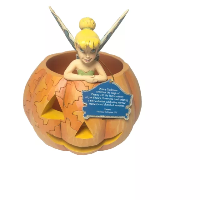 Jim Shore Halloween A PIXIE TREAT Walt Disney Tinker Bell In Box (D062823-06)