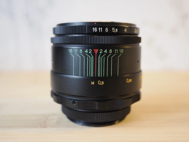 Obiettivo Vintage Sovietico Helios 44 2/58mm Con Jupiter-37A 135mm E Mir-1B 37mm - Attacco Canon EF, Serie M42 - Foto 3