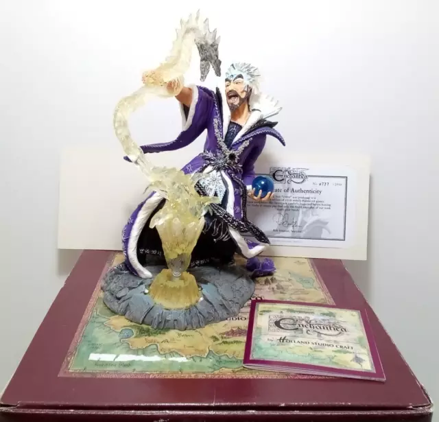 Enchantica Vrost Winter Wizard Figurine Fantasy  EN2360 with Box & Certificate