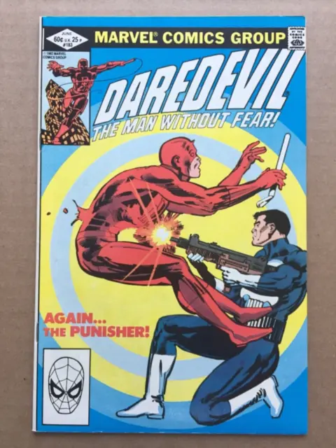 Daredevil #183 (1982) Daredevil v Punisher Marvel Comic VF-NM Frank Miller Key