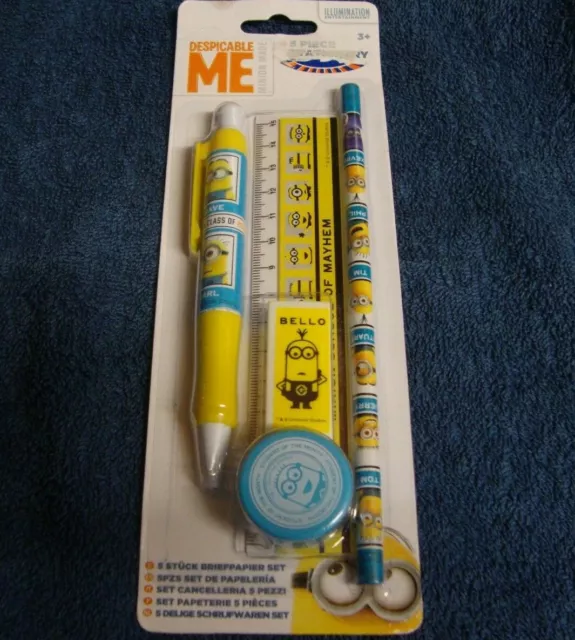 Despicable Me 5 Piece Stationery Set