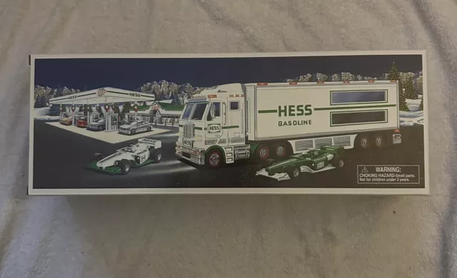 Mint Condition Hess Truck 2003 Toy Truck and Race Cars New In Box 3